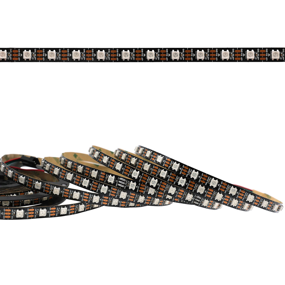 WS2812B DC5V Series Flexible LED Strip Lights, Programmable Pixel Full Color Chasing, Indoor Use, 300LEDs, 1.64ft ~ 16.4ft Per Reel By Sale WS2812B DC5V Series Flexible LED Strip Lights, Programmable Pixel Full Color Chasing, Indoor Use, 300LEDs, 1.64ft ~ 16.4ft Per Reel By Sale